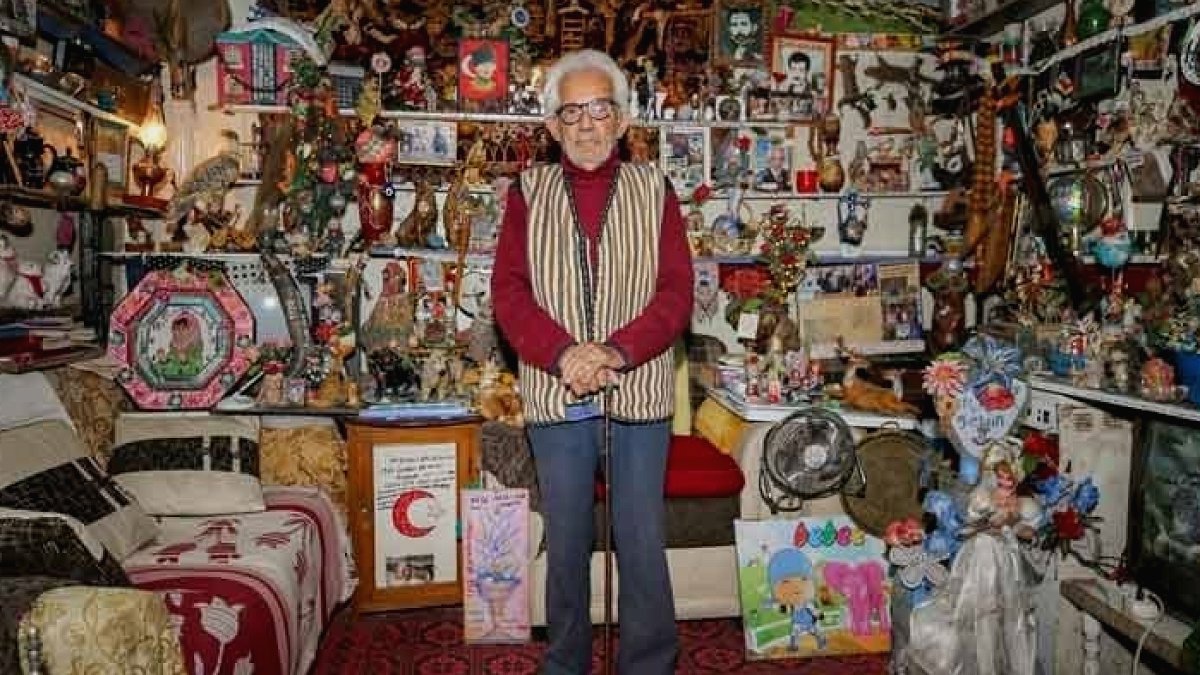 60 yılın hatırasını bir odaya sığdırdı