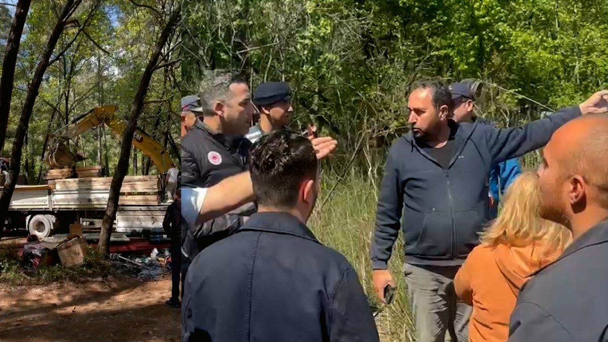 Göcek'te doğa katliamı: Cennet koyu rant için kepçeyle duman ettiler!