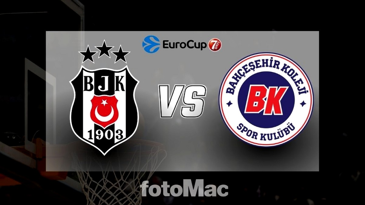 CANLI | Beşiktaş Fibabanka - Bahçeşehir Koleji maçı saat kaçta, hangi kanalda?