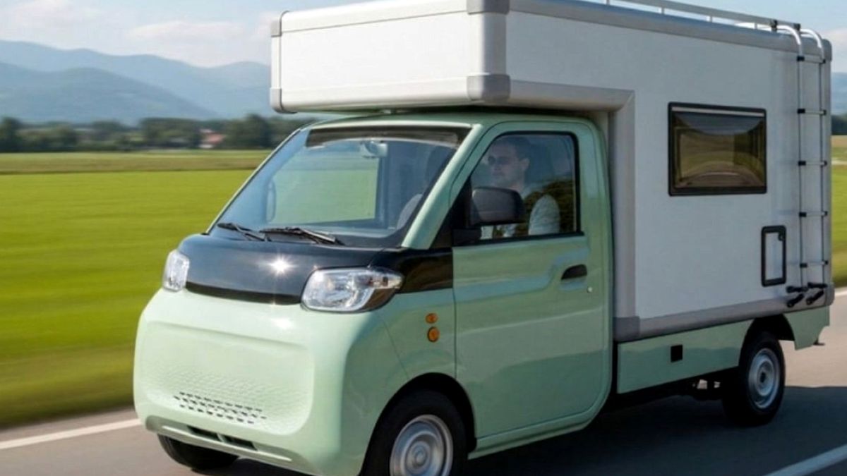 Her yere sığabilen elektrikli karavan piyasaya çıktı!