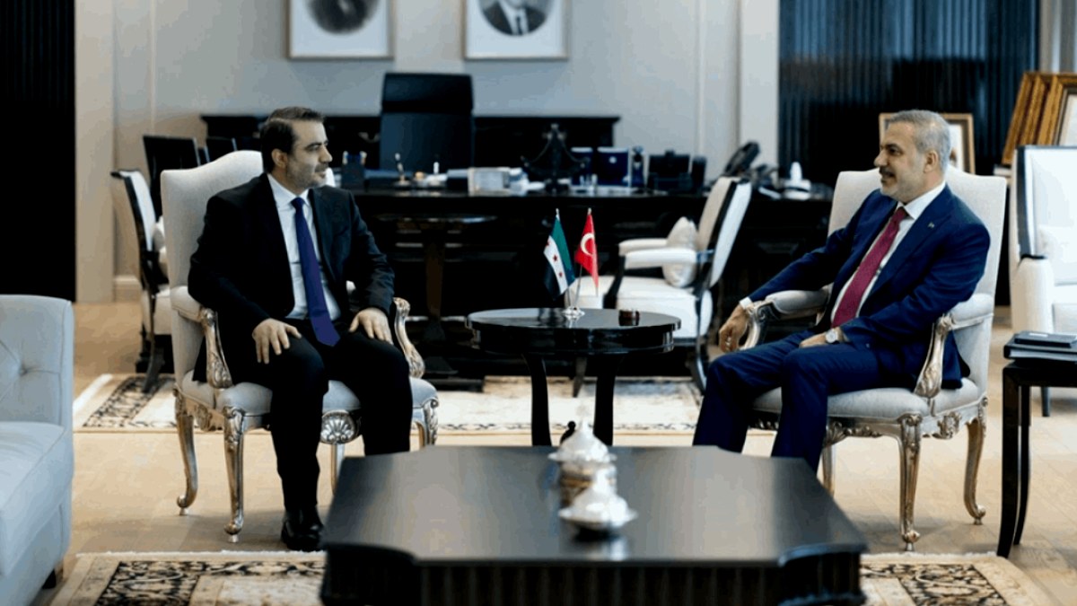 Bakan Fidan, Suriyeli mevkidaşı Şeybani ile görüştü