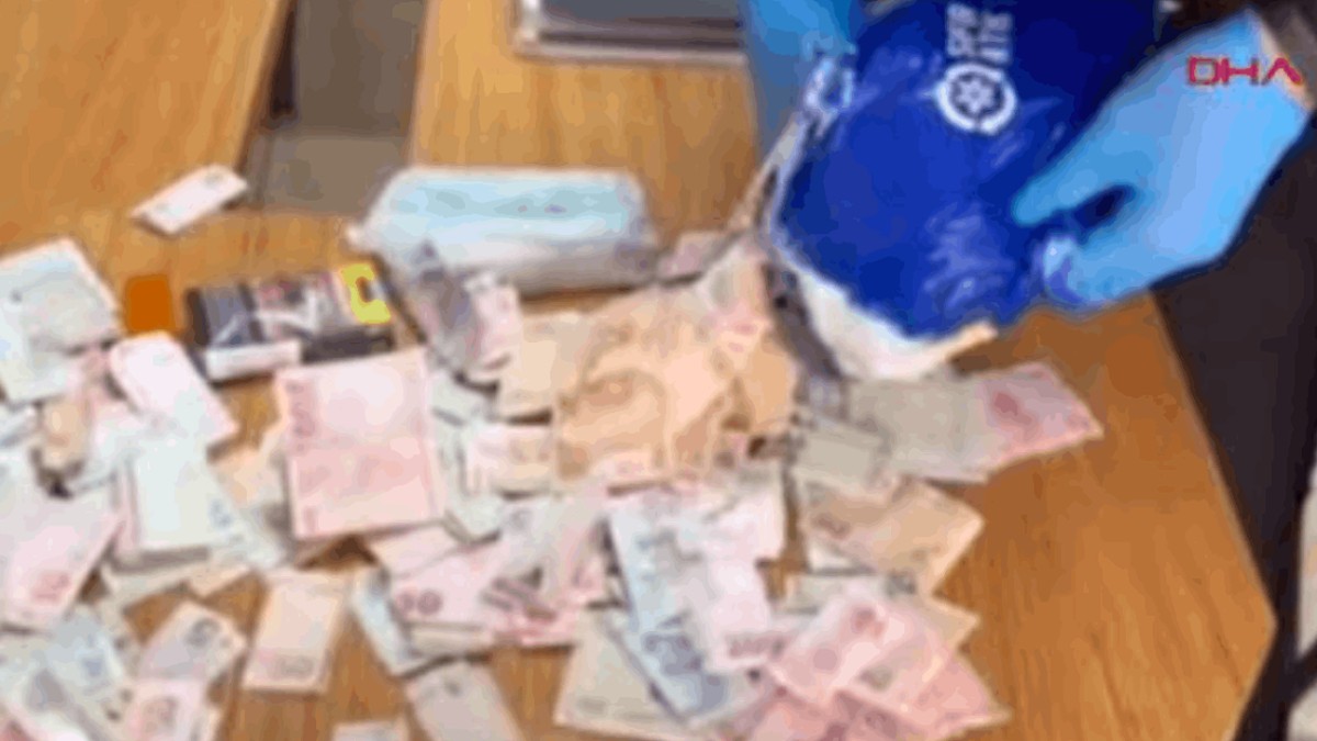 Dilencinin üzerinden 30 bin lira çıktı