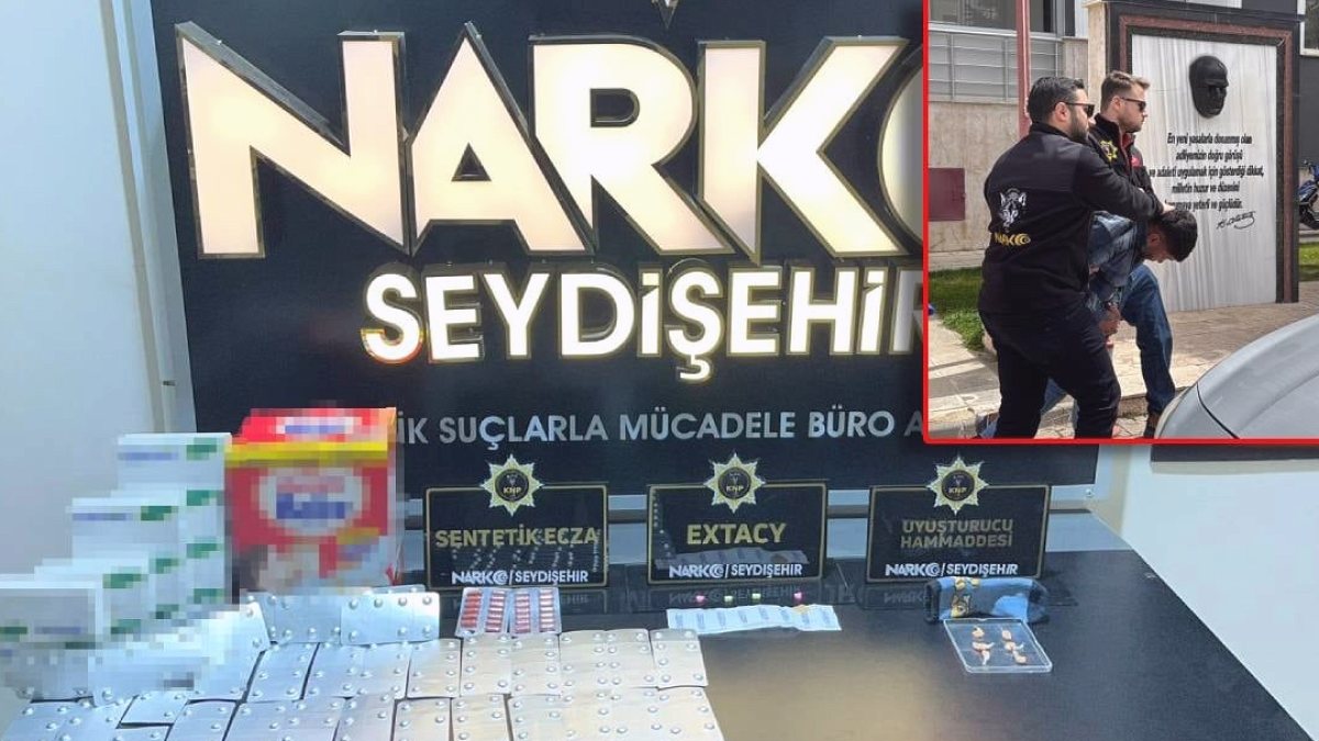 Bebek bisküvisi kutusunda yüzlerce uyuşturucu hap gizlemişler