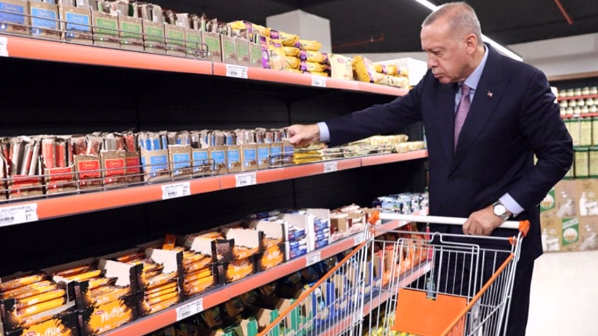 Zammın lokomotifi Erdoğan'ın marketi