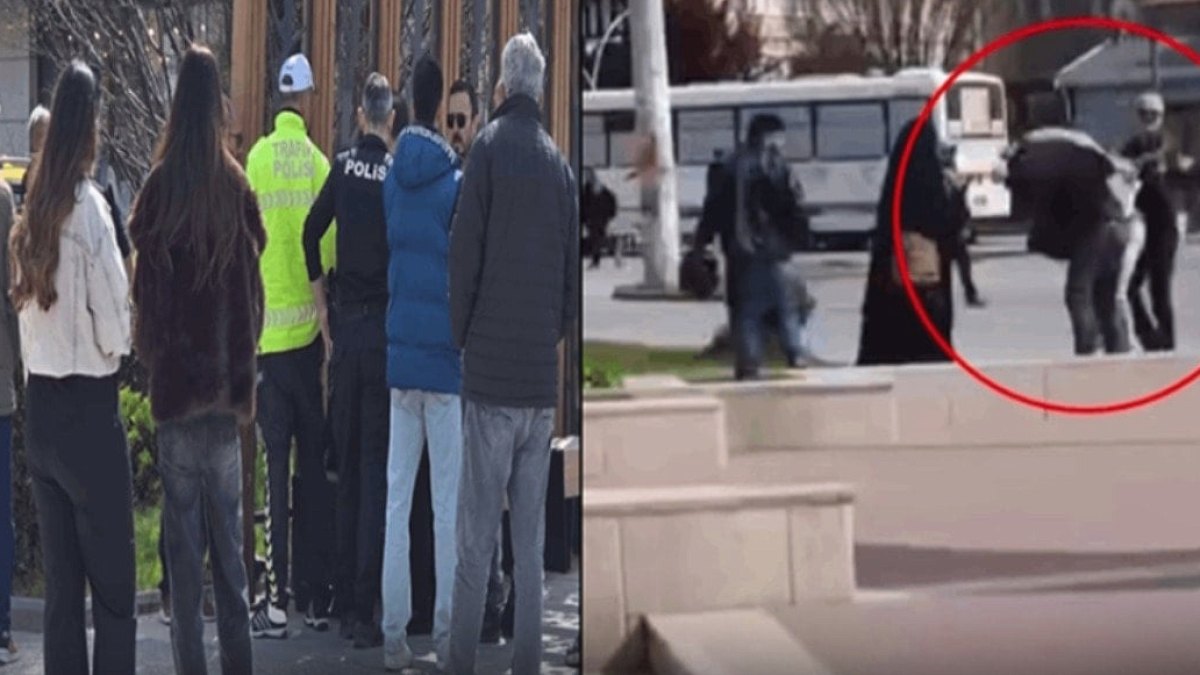 Yoldaki kadının fotoğrafını çekti: Meydan dayağı yedi!