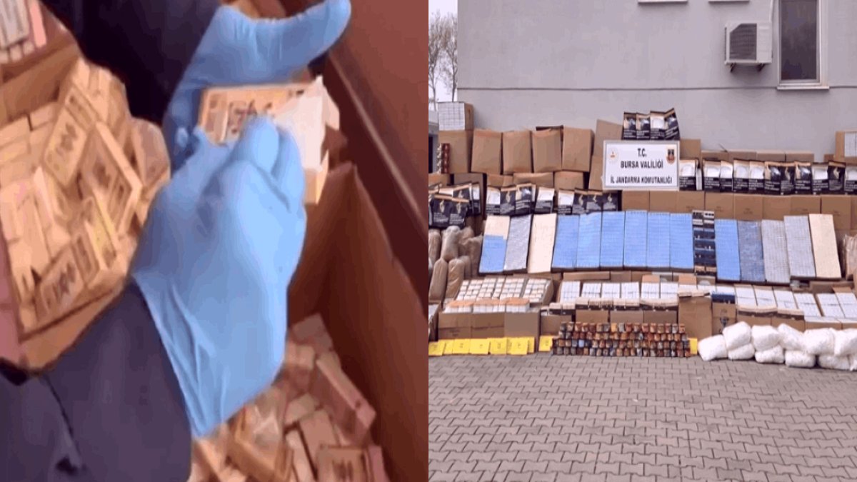 Bursa’da kaçak tütün operasyonu