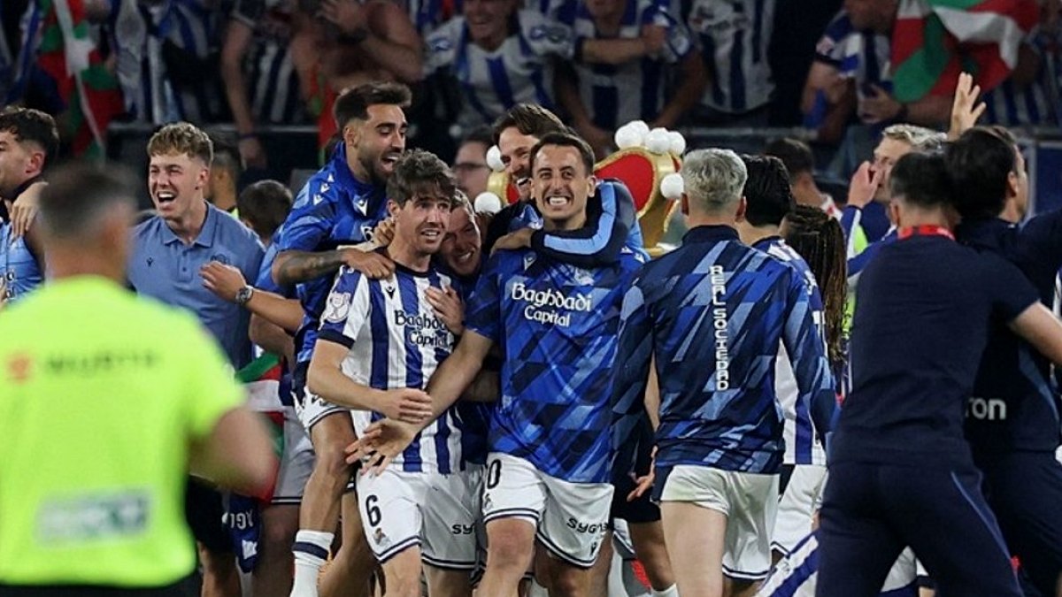 İspanya Kral Kupası'nda şampiyon Real Sociedad!