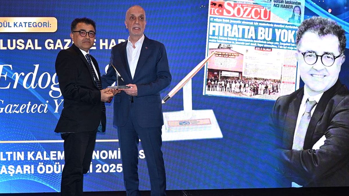 En iyi haber ödülü SÖZCÜ’ye verildi