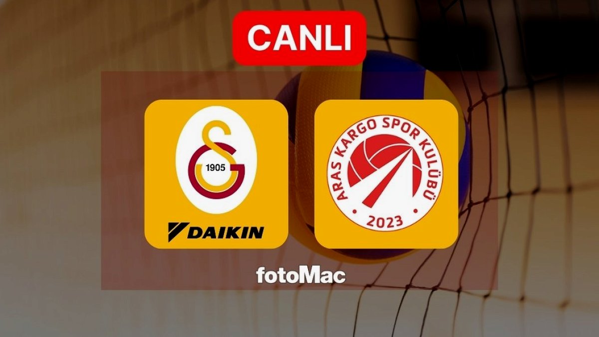 Galatasaray-Aras Kargo voleybol maçı saat kaçta, hangi kanalda?