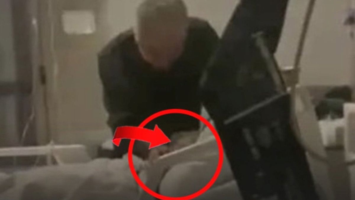 Devlet hastanesinde vicdanları sızlatan anlar: Jandarma personeli görüntüyü çekti