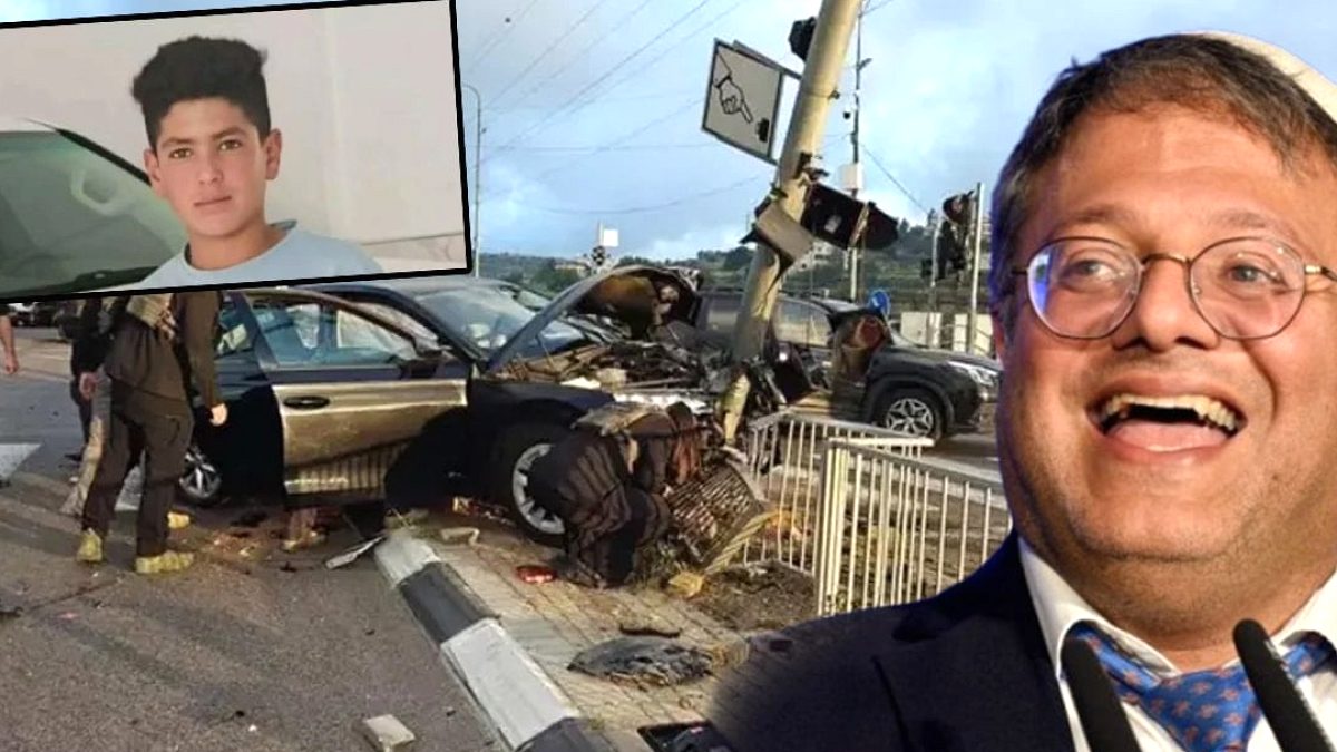 Bakanlıktan skandal açıklama! İsrailli aşırı sağcı bakana ait resmi araç Filistinli genci ezdi
