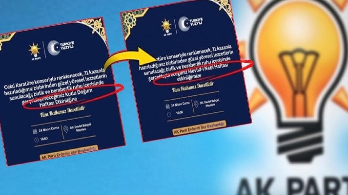 AKP ilçe başkanlığı FETÖ'nün kullandığı sözlerle halka çağrı yaptı!