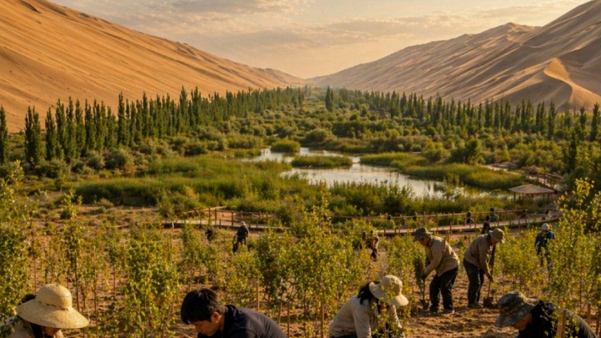 Kumlar her şeyi yutmak üzereydi: 20 yıllık mücadeleyle tekrar hayata döndü