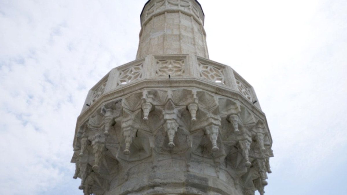Ayasofya'nın kuzeydoğu minaresinde restorasyon tamamlandı