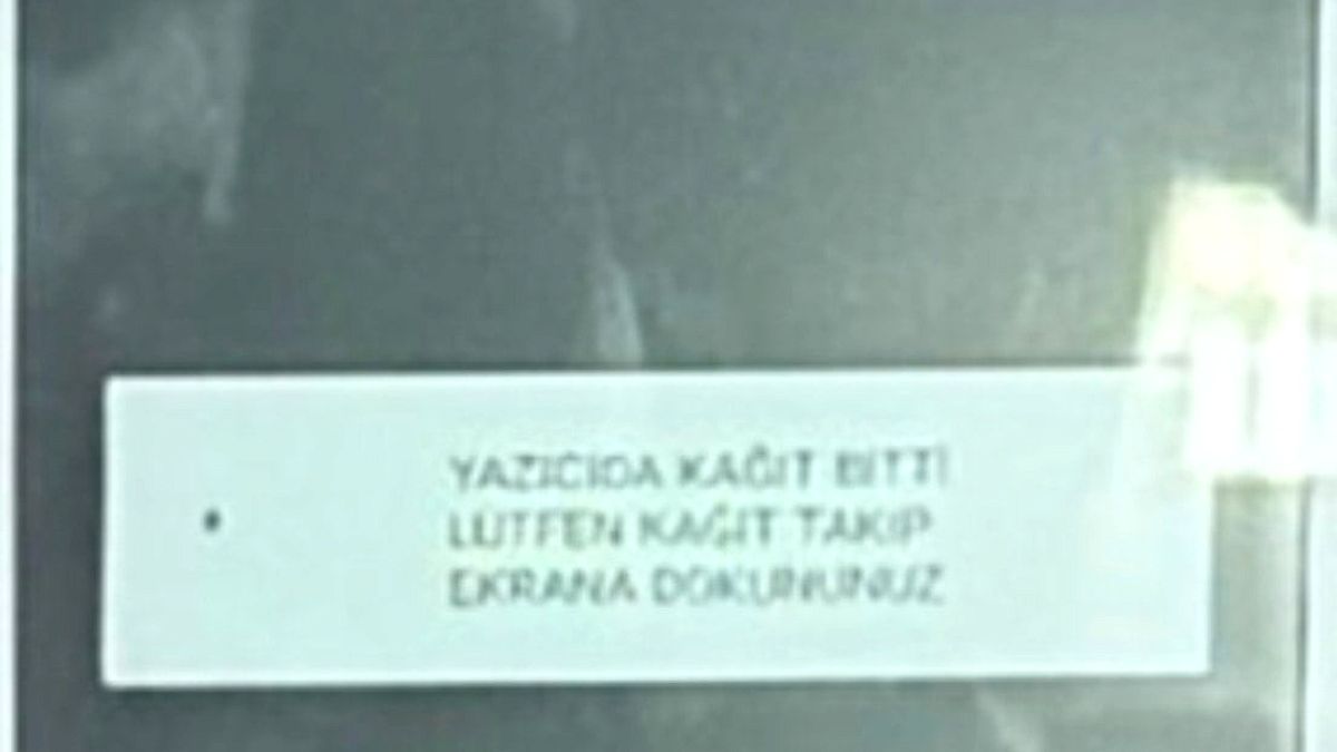 'Kağıt bitti' uyarısı veren POS cihazına uyuşturucu gizlemişler