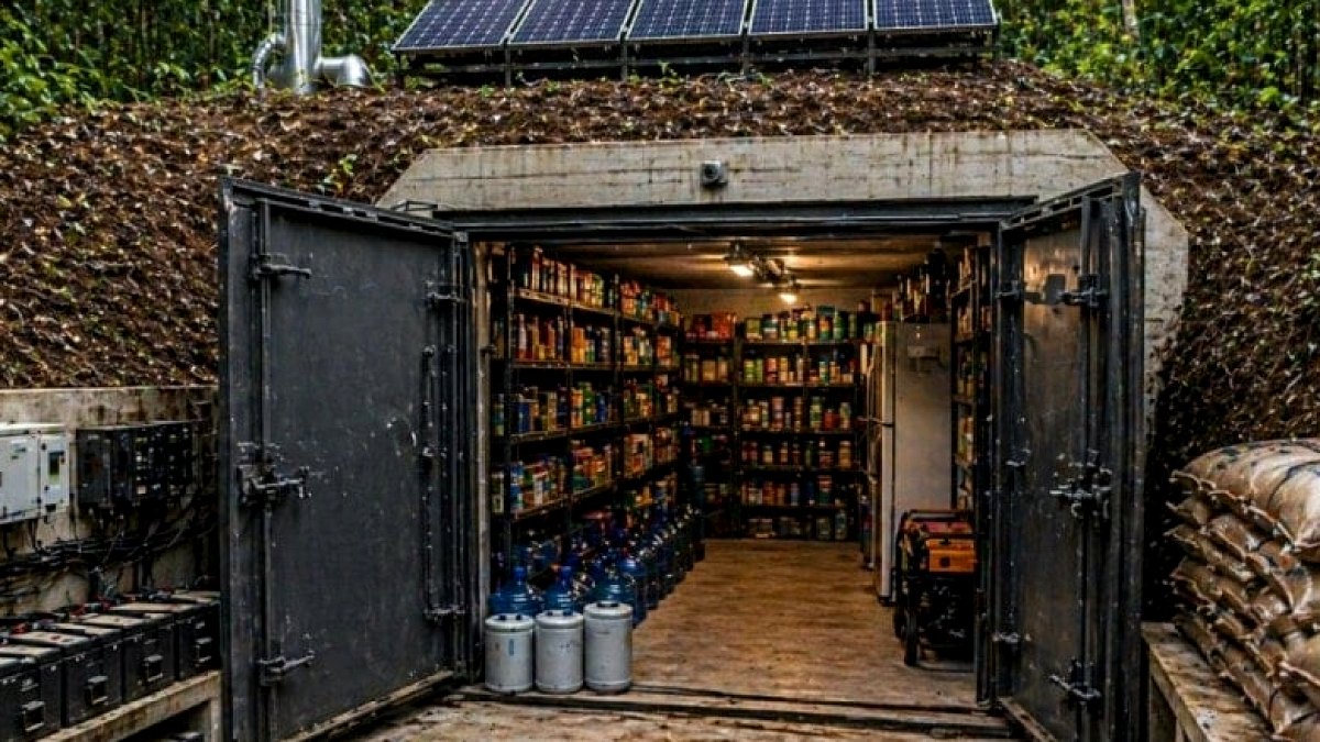 Ormanın ortasına sığınak inşa ettiler: Aylarca kimseye ihtiyaç duymadan yaşayabilecekler