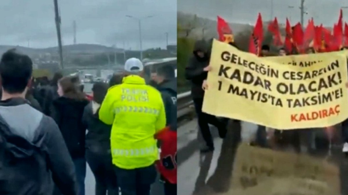 15 Temmuz Köprüsü'ne çıkan eylemciler gözaltına alındı