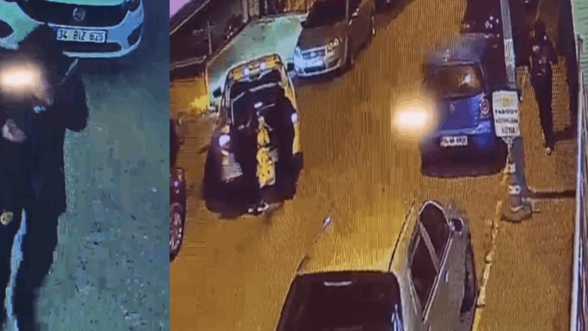 Beylikdüzü'nde silahlı saldırı! O anlar kamerada