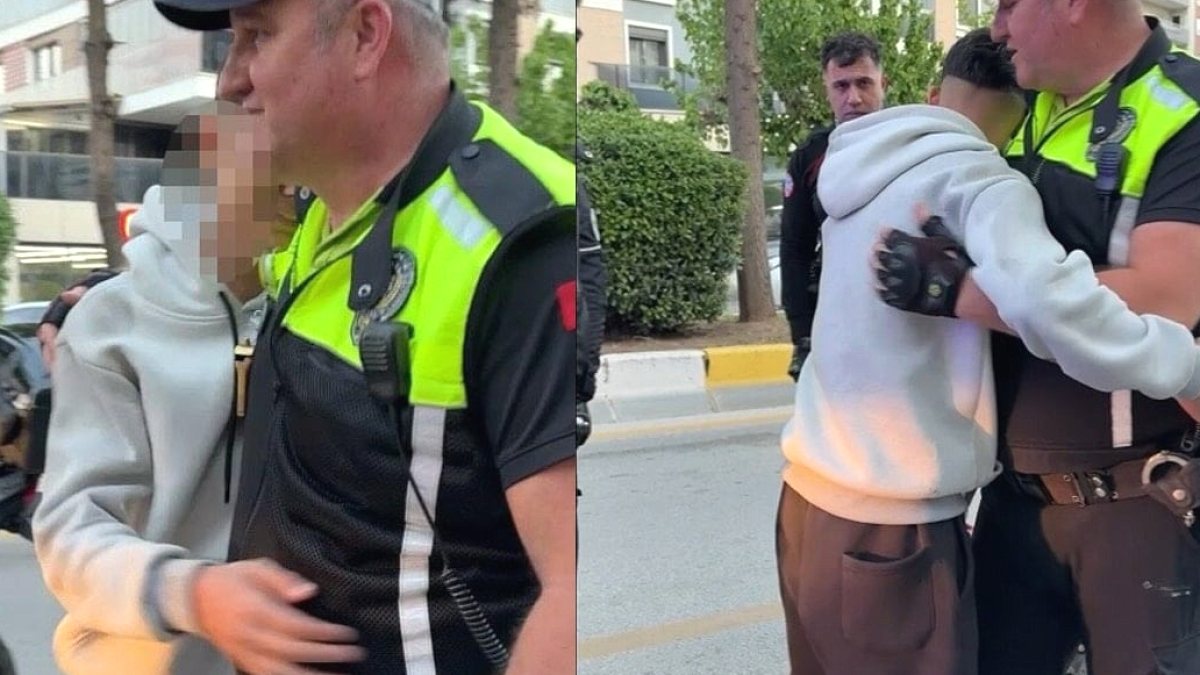 400 bin TL'lik gözyaşı! Polise sarılıp böyle ağladı