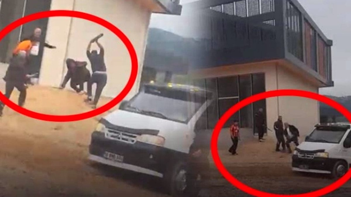 Çekici dehşeti! Önce araçla ezmeye çalıştı sonra sopayla saldırdı