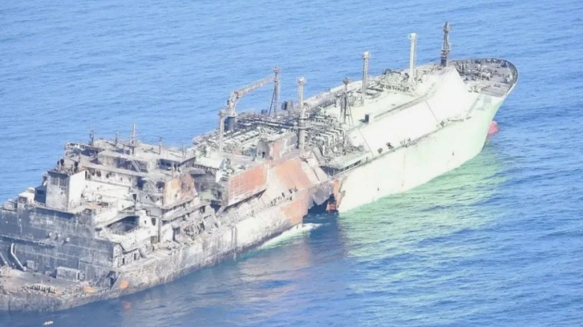 61 gündür denizde sürükleniyor! 60 bin ton gaz yüklü gemi kontrolden çıktı