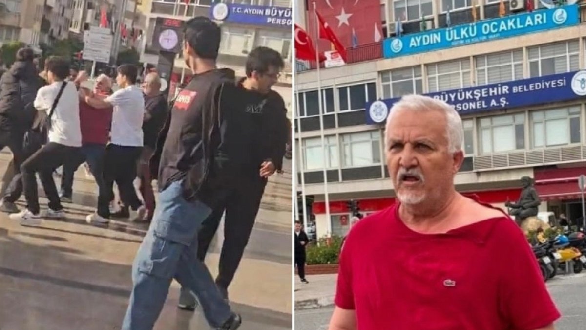 Gazeteciye eşinin gözü önünde sokak ortasında saldırı