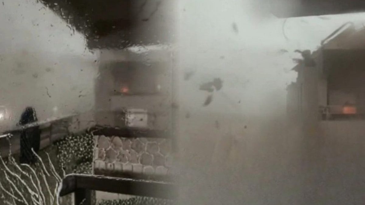 'Süper hücre'nin vurduğu Gaziantep'te kıyamet provası gibi anlar