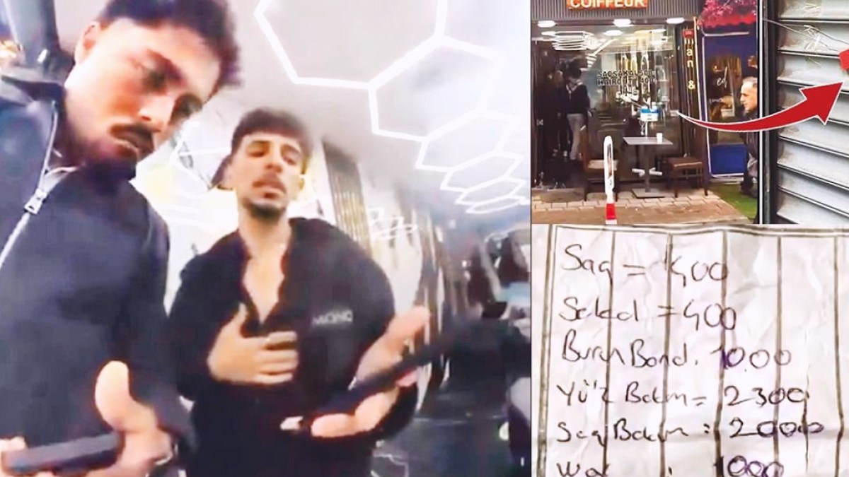 400 liralık tıraşa 7 bin lira fatura çıkardı! Berberin oyunu elinde patladı