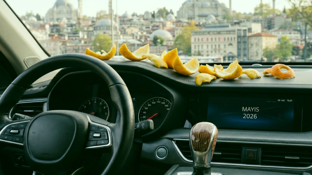 Sürücülere Mayıs ayında arabalarına limon kabuğu koyun çağrısı yapıldı