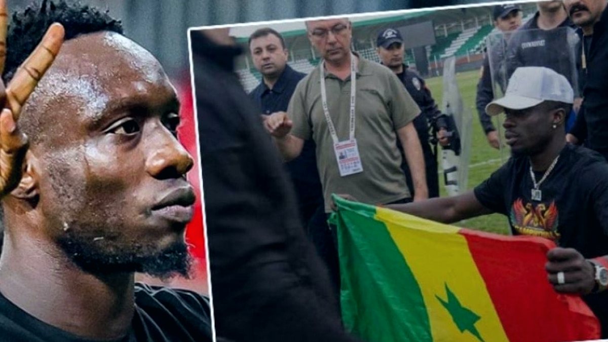 Amedsporlu Diagne'nin balkonuna astığı bayrak kriz yarattı: Evine polis gitti