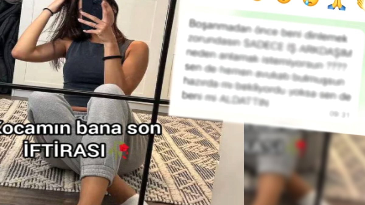 Boşanma aşamasındaki eşinden gelen mesajla hayatının şokunu yaşadı