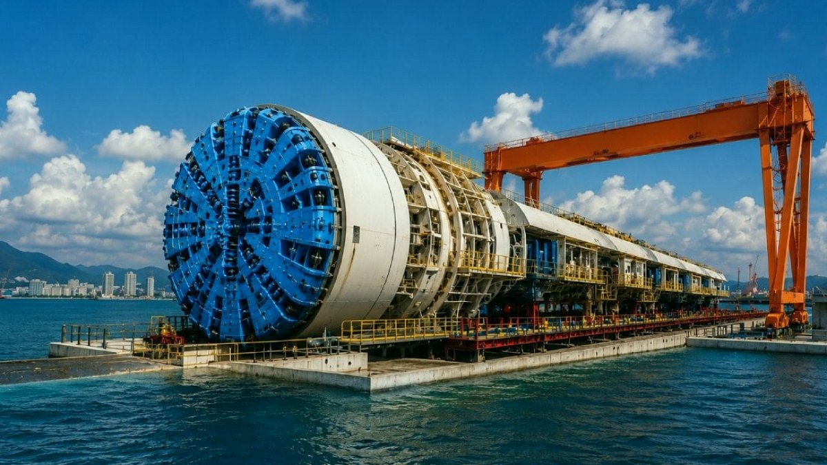 4 yıldır durmaksızın denizin altını kazıyorlar: 113 metre derinlikte dev mühendislik mücadelesi