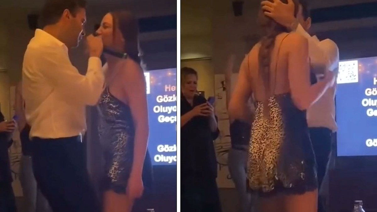 Serenay Sarıkaya ve Mert Demir'den romantik dans: Aşka geldiler