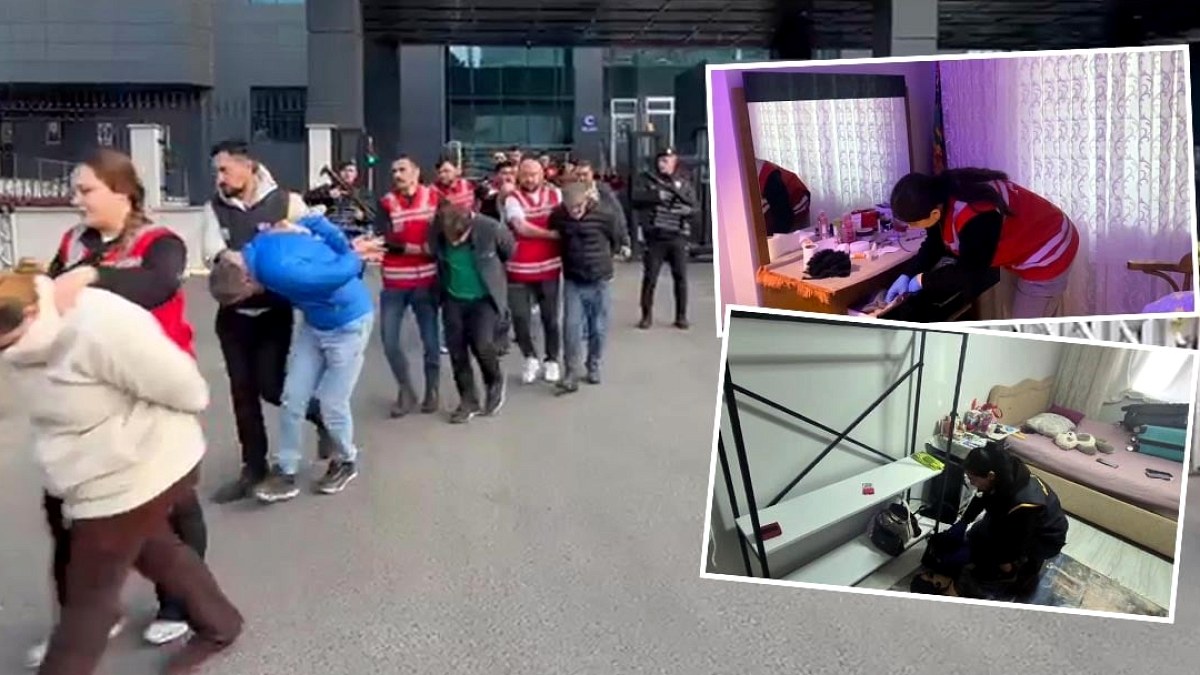 Tekirdağ'da fuhuş operasyonu: 11 kişi tutuklandı, 14 yabancı uyruklu kadın kurtarıldı