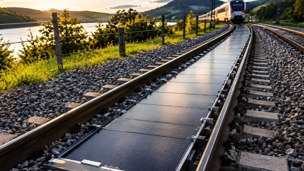 Demiryolu raylarının arasına halı gibi serdiler: Binlerce kilometrelik enerji ağı kurulabilir