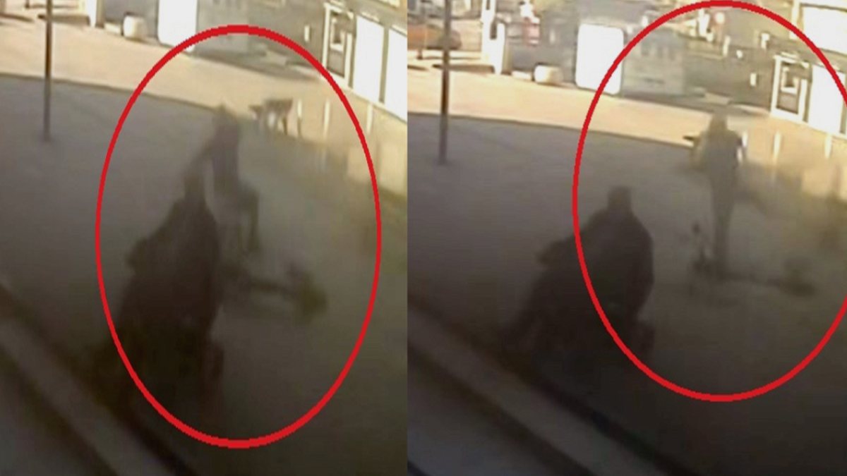 Avcılar'da Skuterla ölüm! Feci anlar kamerada