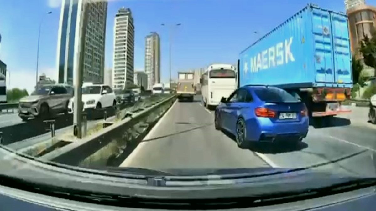 Trafikte Tehlikeli Manevralar Yapan Sürücüye Ağır Cezalar