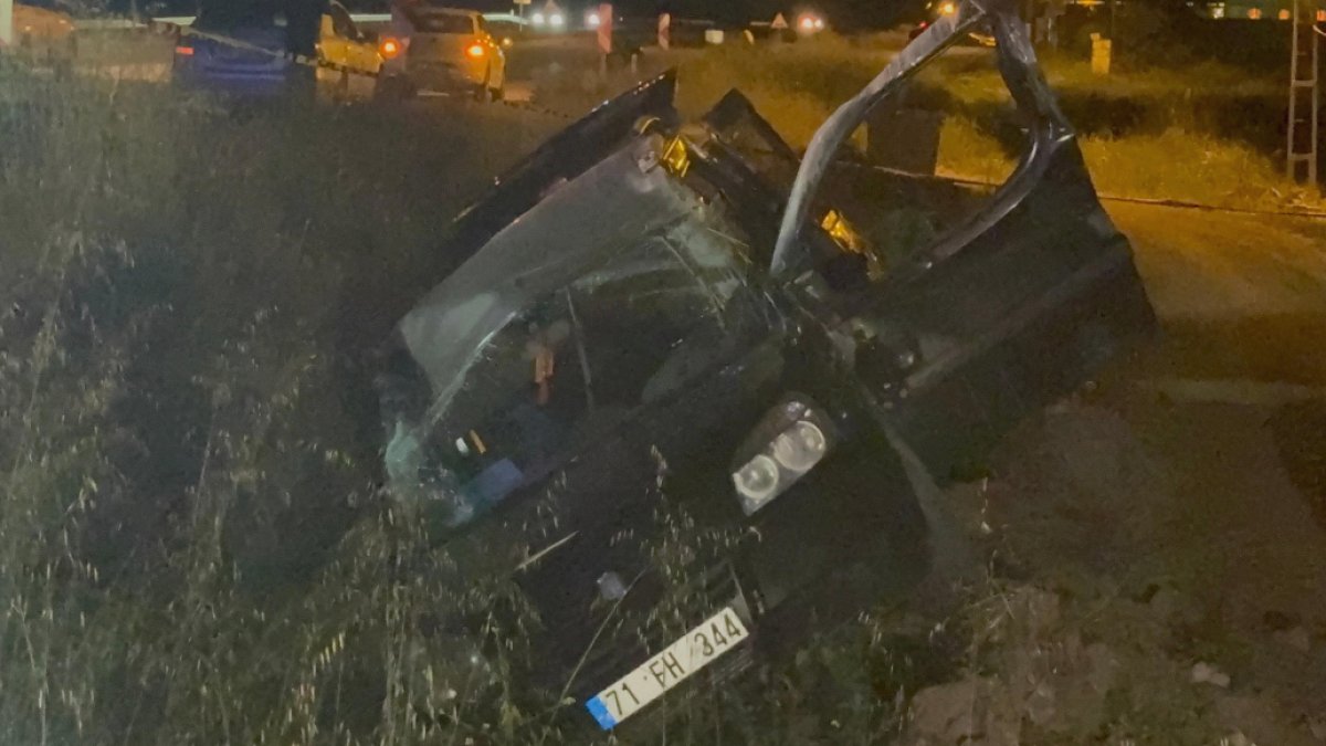 Kırıkkale'de Feci Kaza: Ticari Araç Devrildi, 1 Kişi Yaşamını Yitirdi, 3 Yaralı