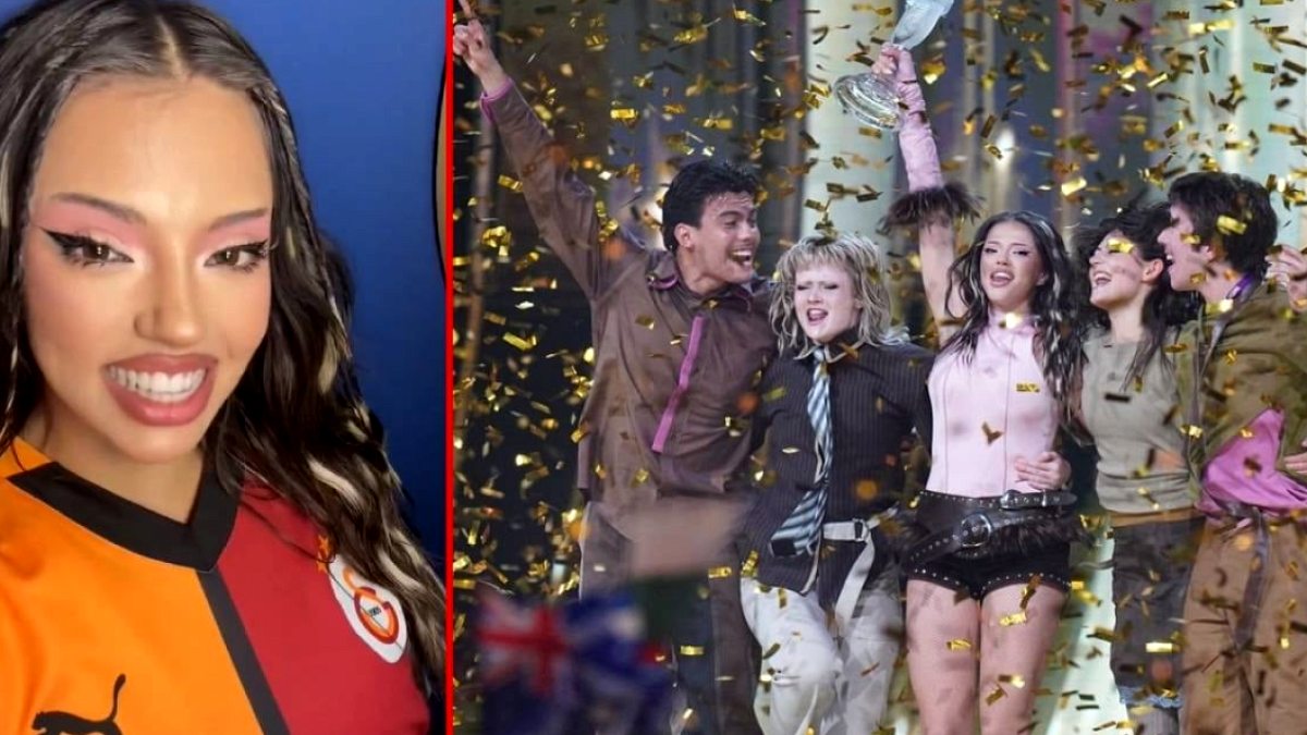 Eurovision Şampiyonu Dara'dan Galatasaray Formasıyla Türkiye'ye Selam