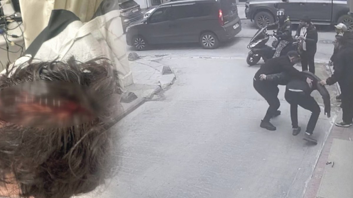 Karaköy'de Korku Dolu Anlar: Kaldırımda Yürürken Başına Cam Düştü, Hayati Tehlike Atlattı