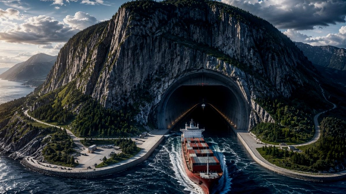 Dünyanın İlk Gemi Tüneli Norveç'te İnşa Ediliyor: Dağların İçinden Geçiş Sağlanacak